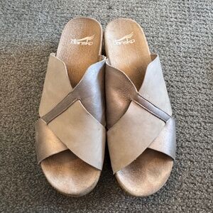 Dansko Platform Slide Sandal - Size 38 / 7.5-8 US
